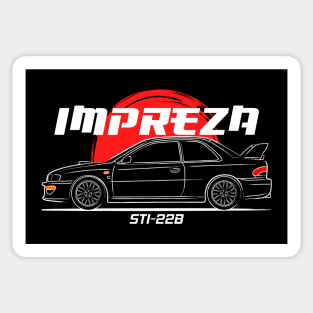 The Racing STI 22B Legend Sticker